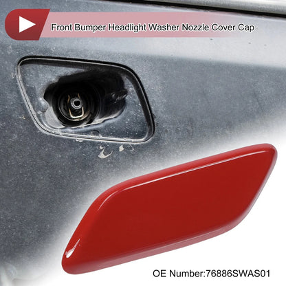 Front Left Washer Nozzle Cover for Honda CR-V MK3 Facelift (2009-2011) Red