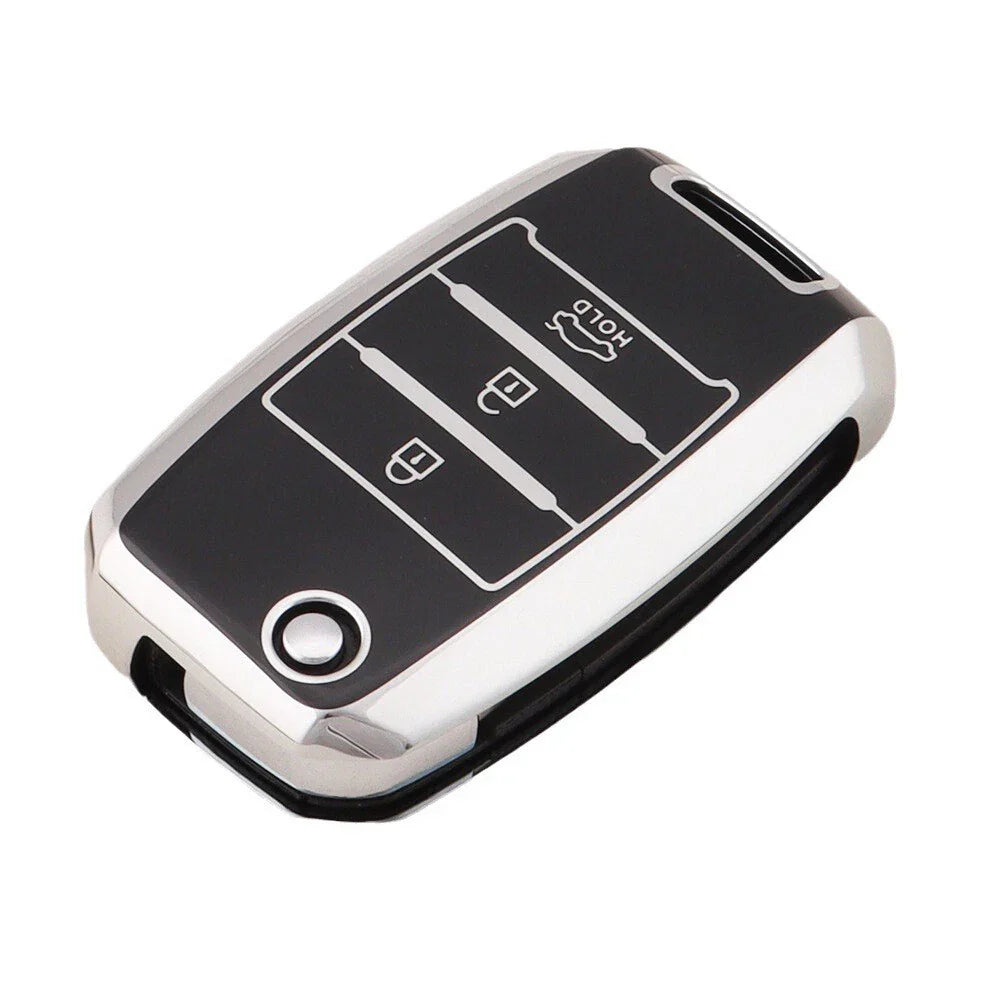KIA Remote Key Shell Case Cover for RIO3, K2, K3, K4, K5, Picanto, Optima, Soul (various years)