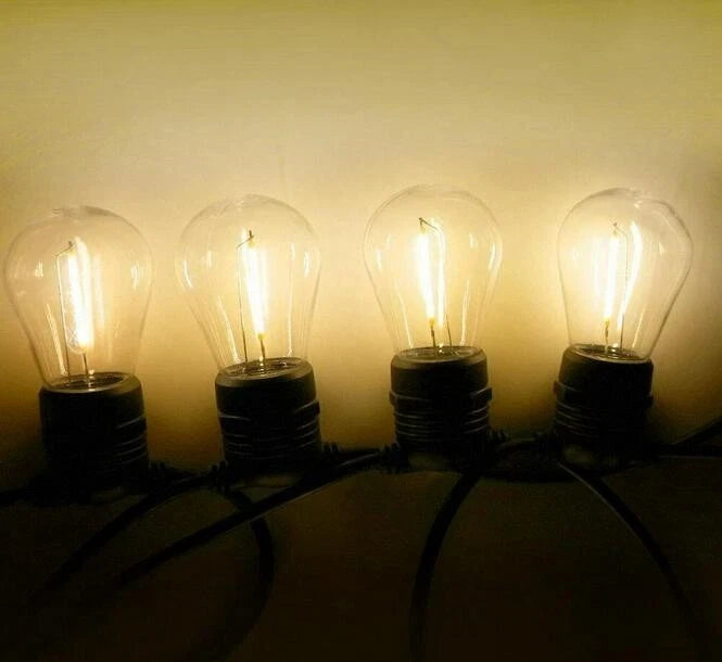 Festoon String Lights Bulbs for Outdoor Party & Wedding Decor