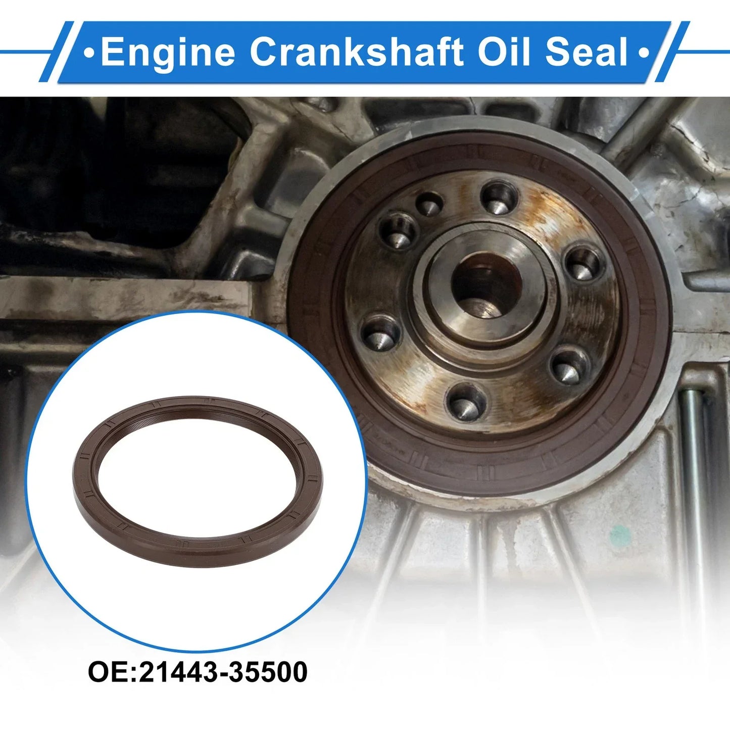 Rear Crankshaft Oil Seal for Hyundai Azera 2007-2017 (1 Pc)