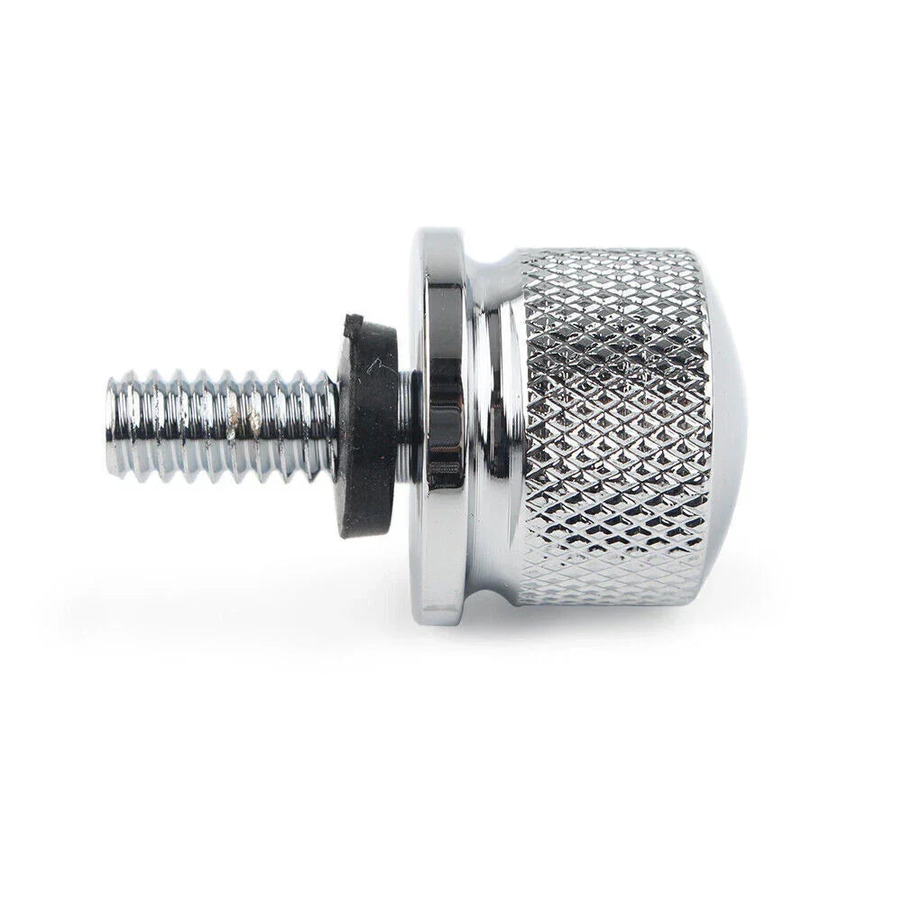 Rear Seat Bolt Screw 6mm Aluminum Chrome for Harley Touring Street Glide (1996-2015)