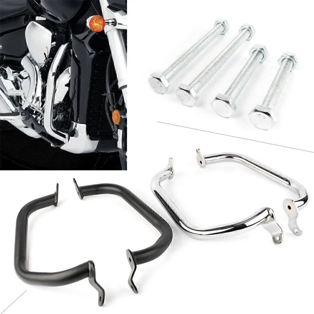 Front Engine Guard Crash Bar Protector for Suzuki Boulevard M109R (06-16)