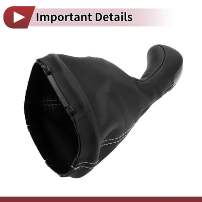 6 Speed Gear Shift Knob & Cover for Mercedes-Benz W203 S203 (2000-2007)