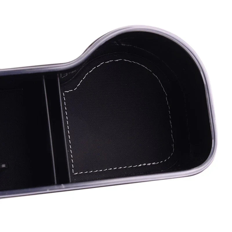 Car Seat Gap Filler Storage Box Holder with Dual USB