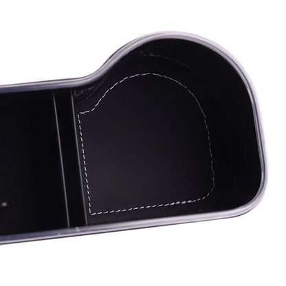 Car Seat Gap Filler Storage Box Holder with Dual USB