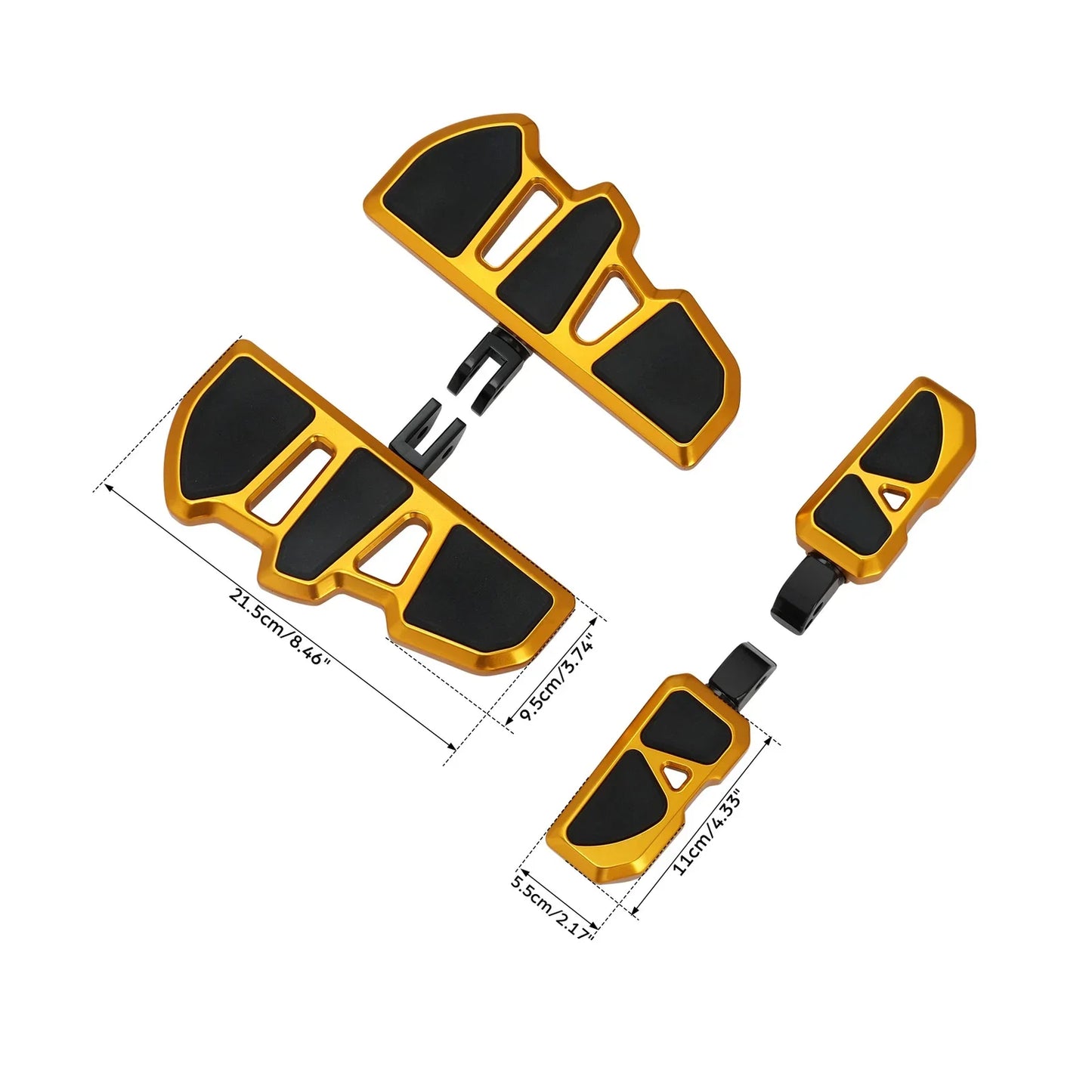Driver Floorboard & Passenger Footpegs for Harley Street Bob Low Rider (18-23)