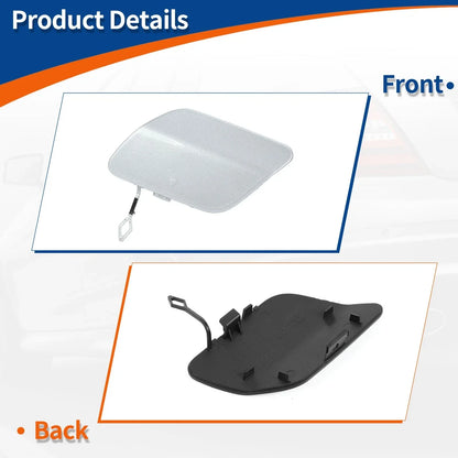 Rear Tow Hook Cover for Mercedes-Benz A-Class (2019-2023) Diamond Silver