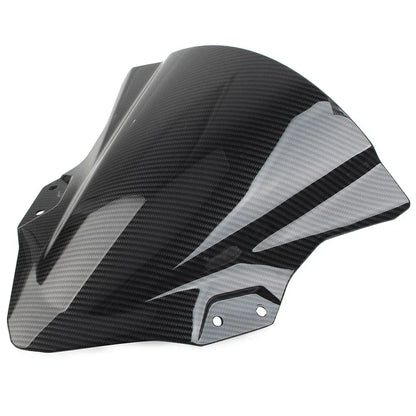 Windshield Shield ABS for Kawasaki Ninja 250 400 (2018-2022) Carbon Fiber Black