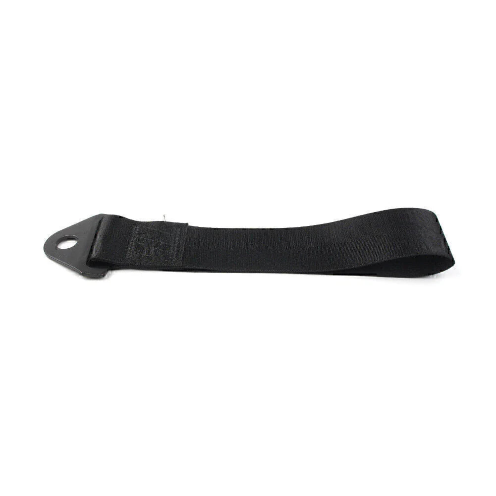 Black Racing Towing Strap Belt Rope for Universal Car Bumper