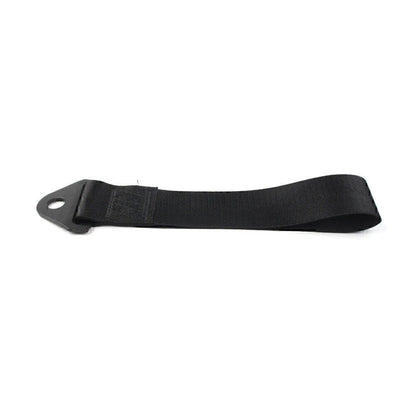 Black Racing Towing Strap Belt Rope for Universal Car Bumper