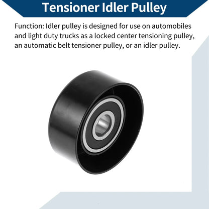 Drive Belt Idler Pulley for Acura RDX, Honda (2007-2012) - 1 x Pulley
