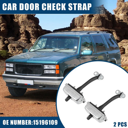 Car Door Check Strap for Chevrolet Trailblazer Front Left 2 x (2002-2009)