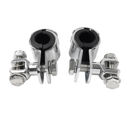 Highway Bar Foot Pegs Mount Clamps for Harley (1" 1.25")