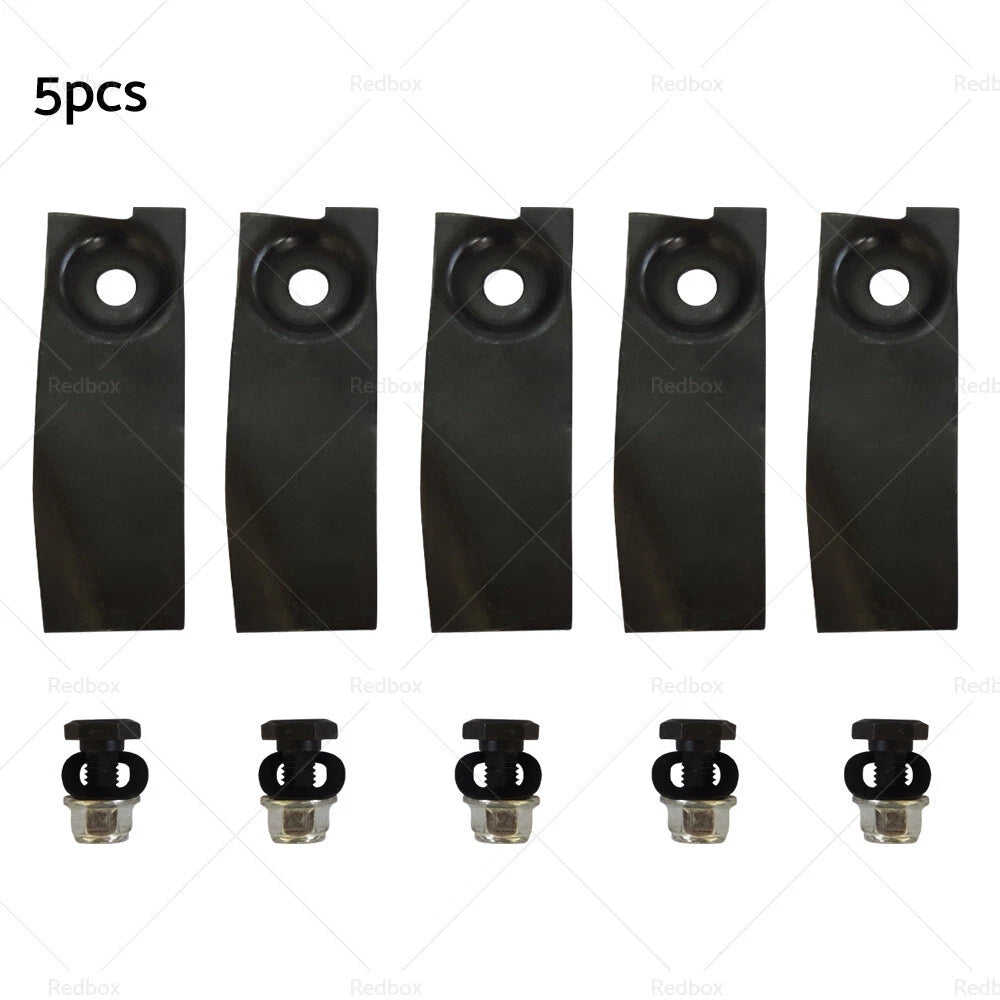 Lawn Mower Blades & Bolts 5 x 19" for Honda HRU196 HRU195 HRU194