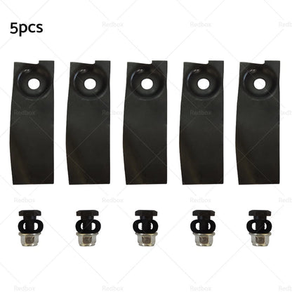 Lawn Mower Blades & Bolts 5 x 19" for Honda HRU196 HRU195 HRU194