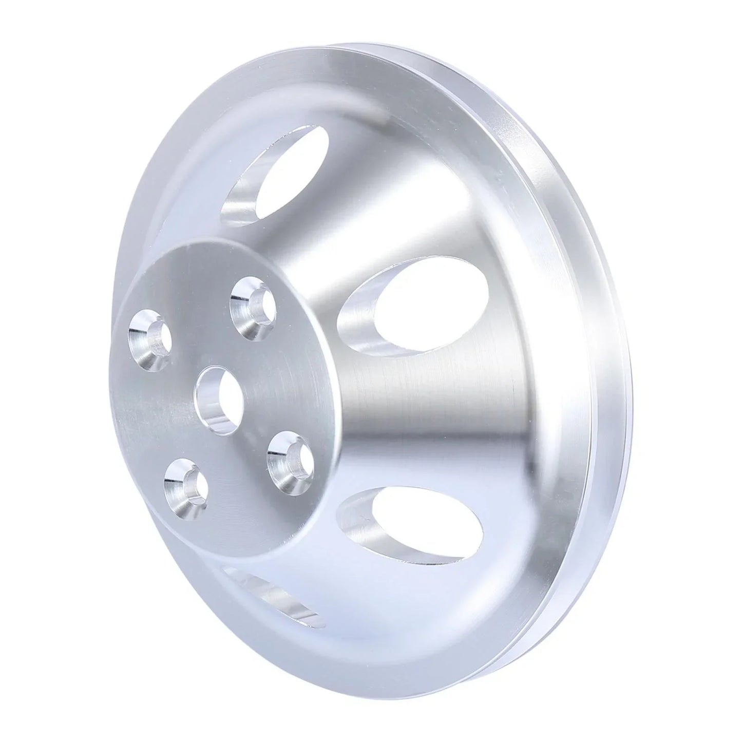 Water Pump Pulley 1 Groove 4 Hole for Chevy SBC 350 Engine
