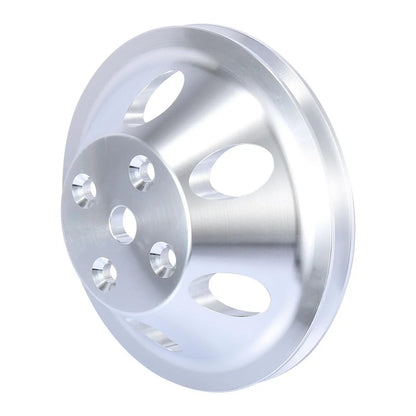Water Pump Pulley 1 Groove 4 Hole for Chevy SBC 350 Engine