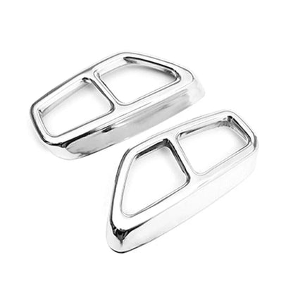 Muffler Pipe Tip Tailpipe Trim Cover Chrome for BMW 5 Series (2017-2023)