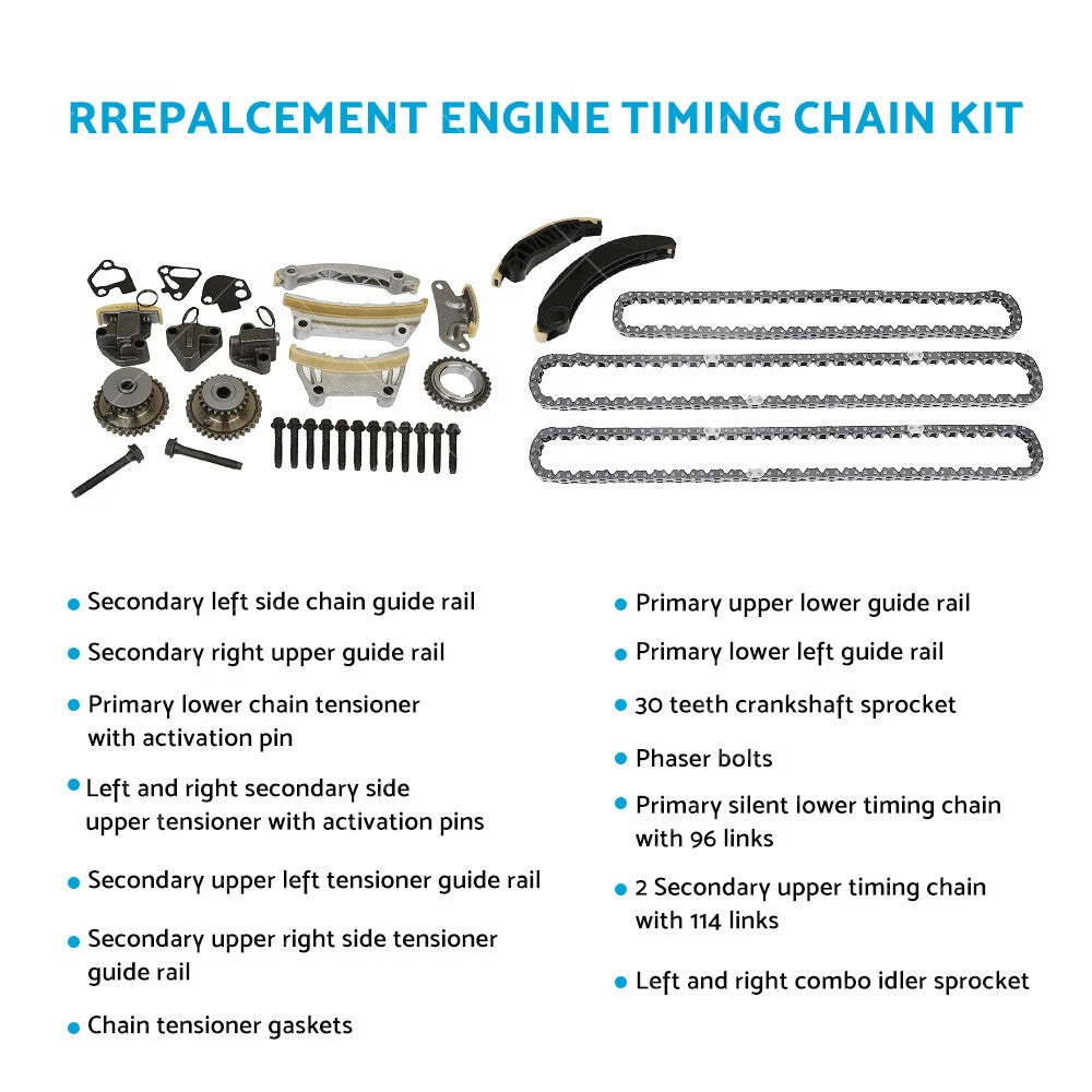 Timing Chain Kit & Gears for Holden Commodore VZ VE VF 3.6L (2004-2017)