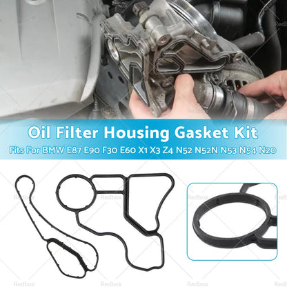 Oil Filter Housing Gasket for BMW E87 E90 F30 E60 X1 X3 Z4 (2006-2015)