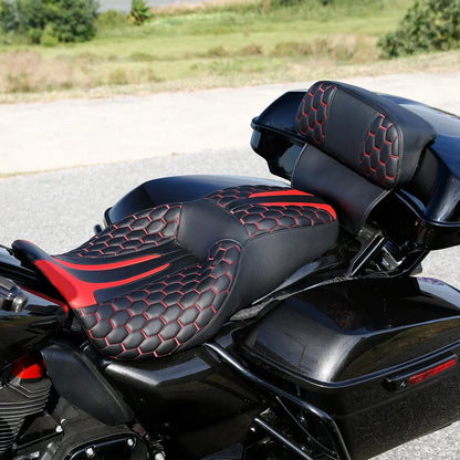 Driver Passenger Seat Backrest for Harley Touring Road King (2014-2023)