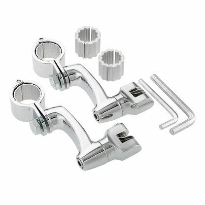 22mm 25mm 32mm 35mm Highway Foot Pegs Mount Clamps for Harley Touring