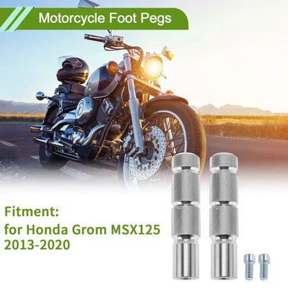 Motorcycle Foot Pegs for Honda Grom MSX125 2013-2020 Aluminum Alloy
