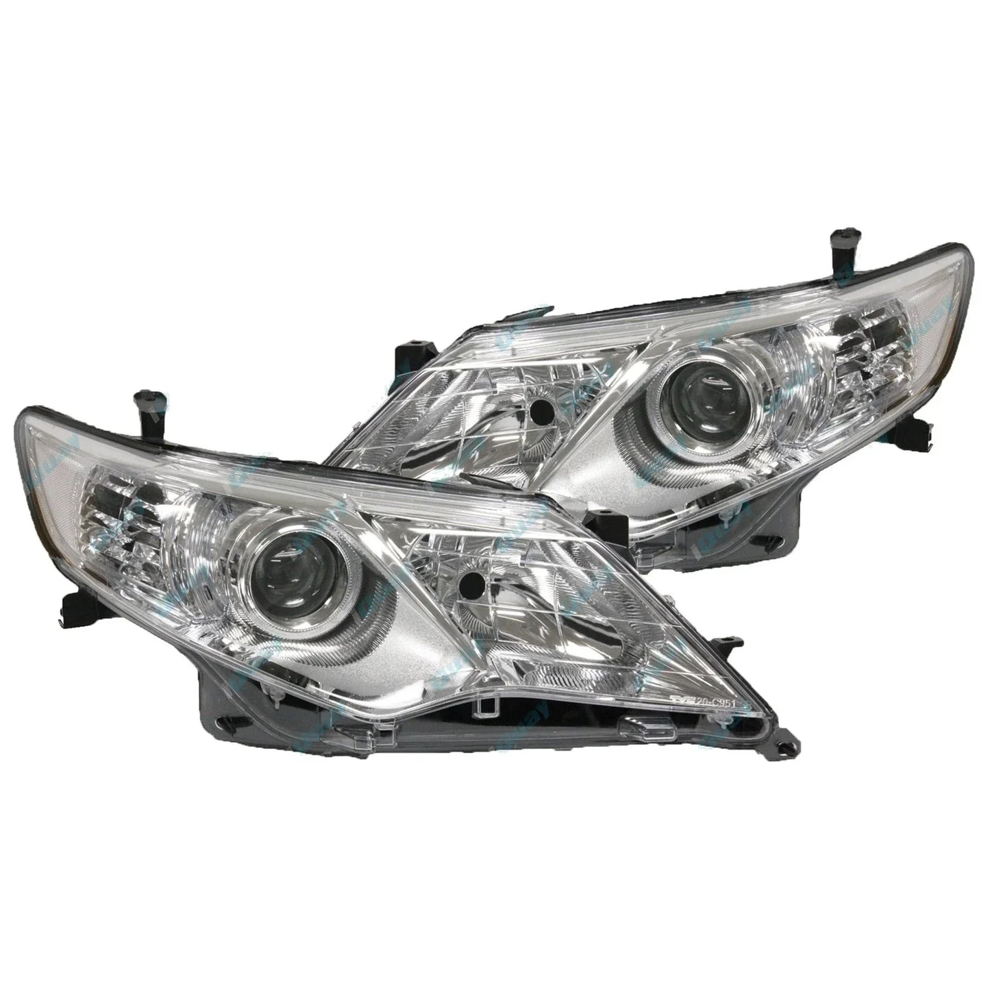 Chrome Headlights Pair for Toyota Camry ASV50 Altise/Atara (2011-2015)