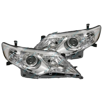 Chrome Headlights Pair for Toyota Camry ASV50 Altise/Atara (2011-2015)