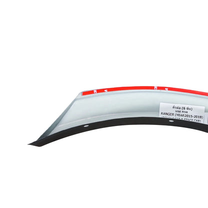 3" Slim Fender Flares for Ford Ranger T6 PXL XLT XLS Wildtrak (2015-2018)