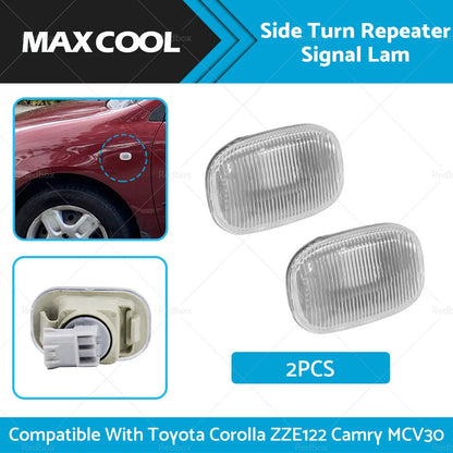 Side Turn Repeater Signal Lamps for Toyota Corolla ZZE122, Fortuner