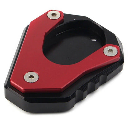 Kickstand Side Stand Enlarger Pad for KAWASAKI Ninja 400 (2018-2020) Red