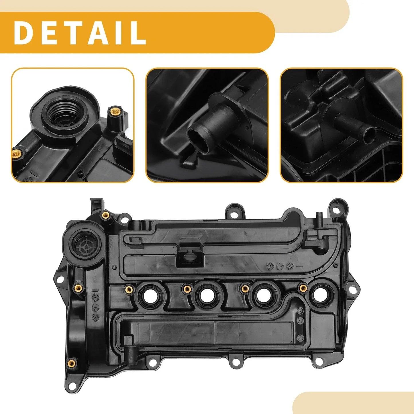 Engine Valve Cover with Gasket for Honda Accord (2018-2024) 1 Set