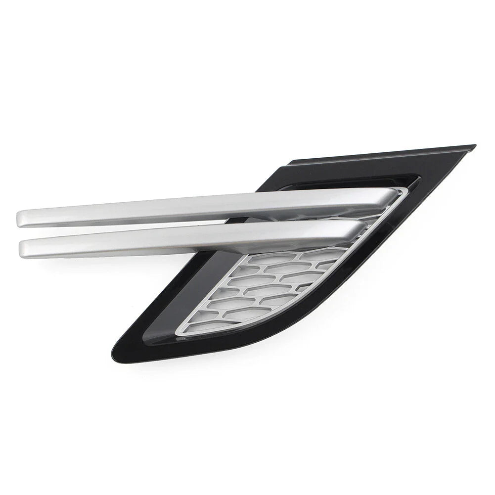 Silver Front Fender Air Vents Grill for Land Rover Range Rover Sport (14-17)