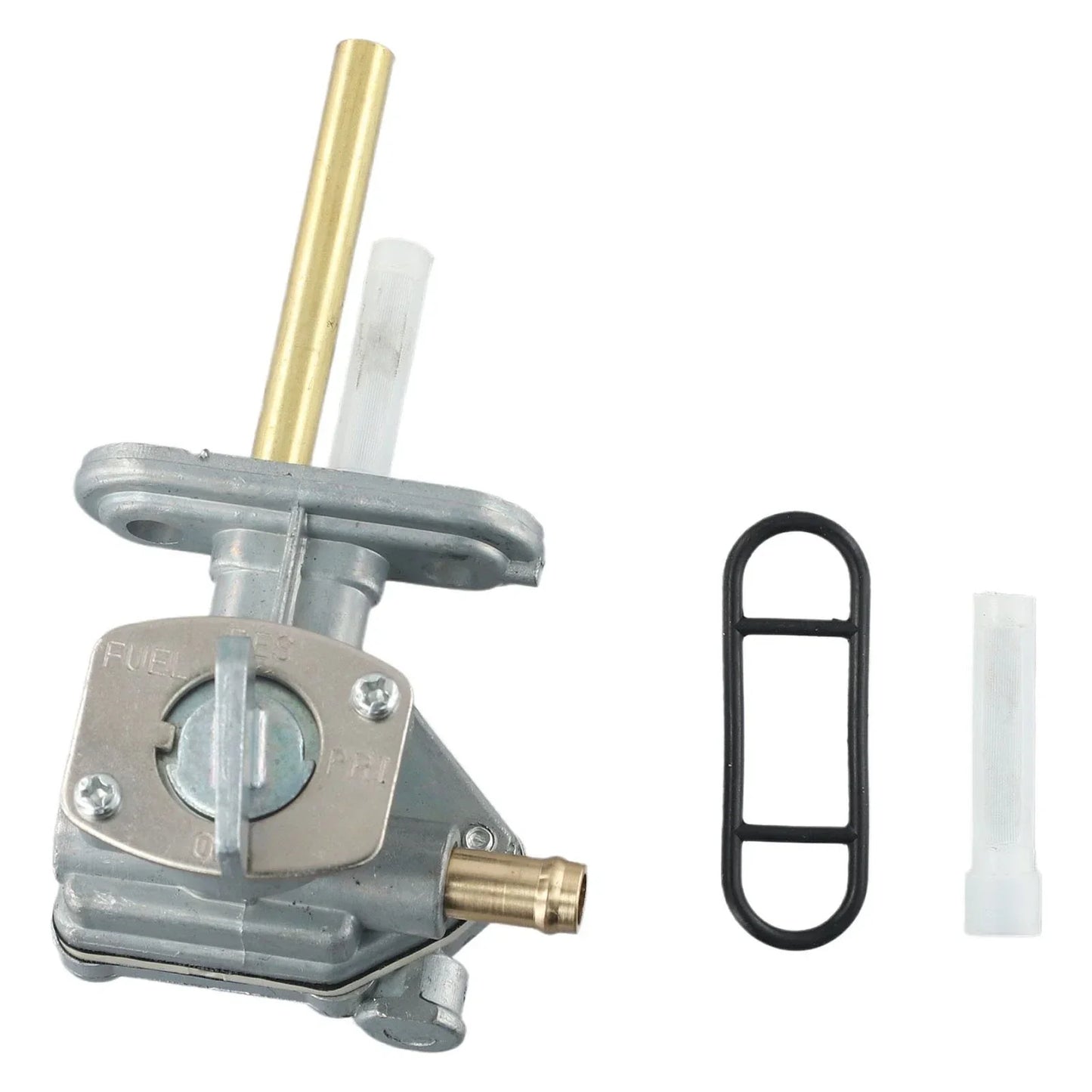 Fuel Petcock / Gas Tank / Aluminum Alloy Rubber Switch for Kawasaki EN500