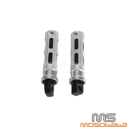 Silver Pillion Passenger Side Bumper Step for Harley Street Glide (2014-2023)