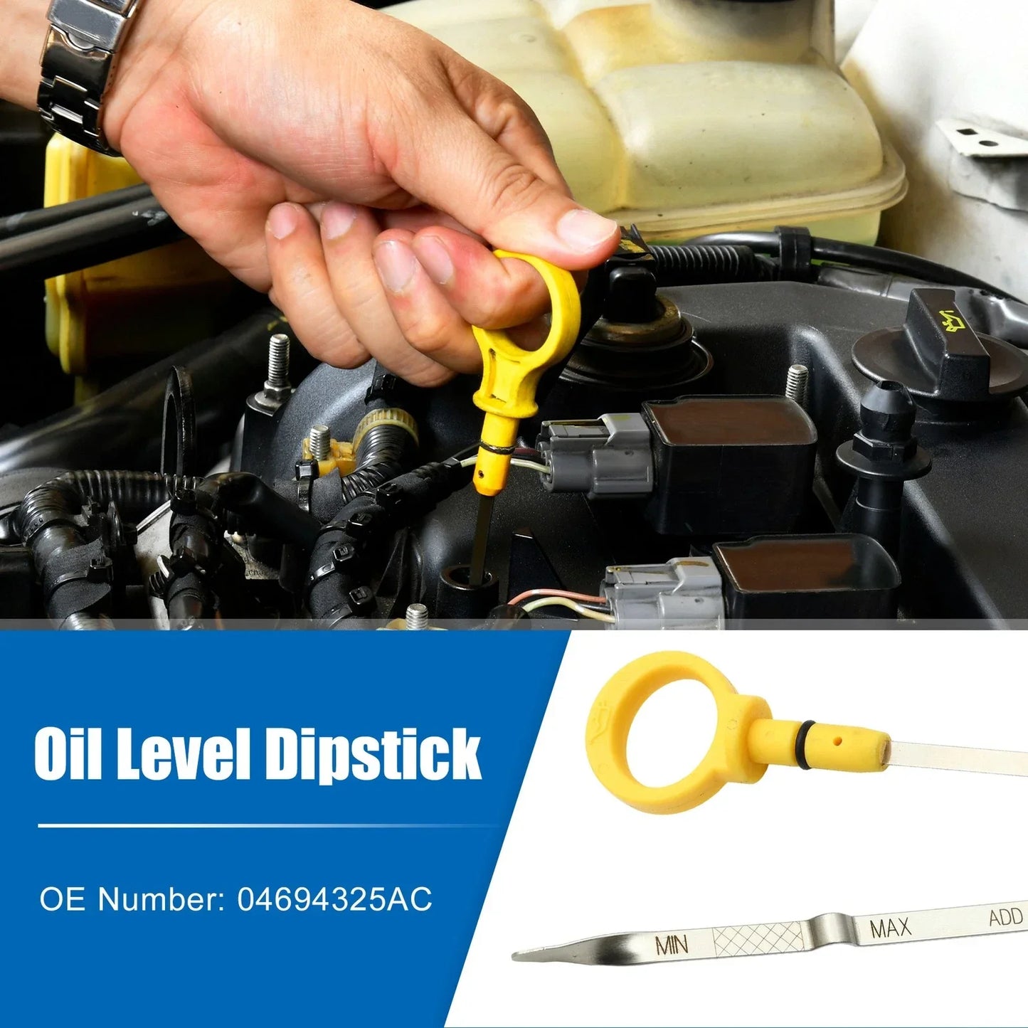 Engine Oil Level Indicator Dipstick for Chrysler Town & Country (2008-2016)