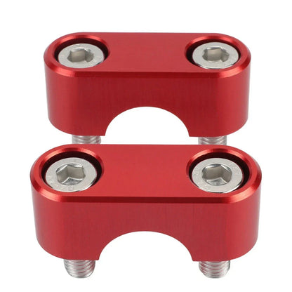 Red Motorcycle Handlebar Clamp Covers for Honda CRF300L Rally (2021-2024)