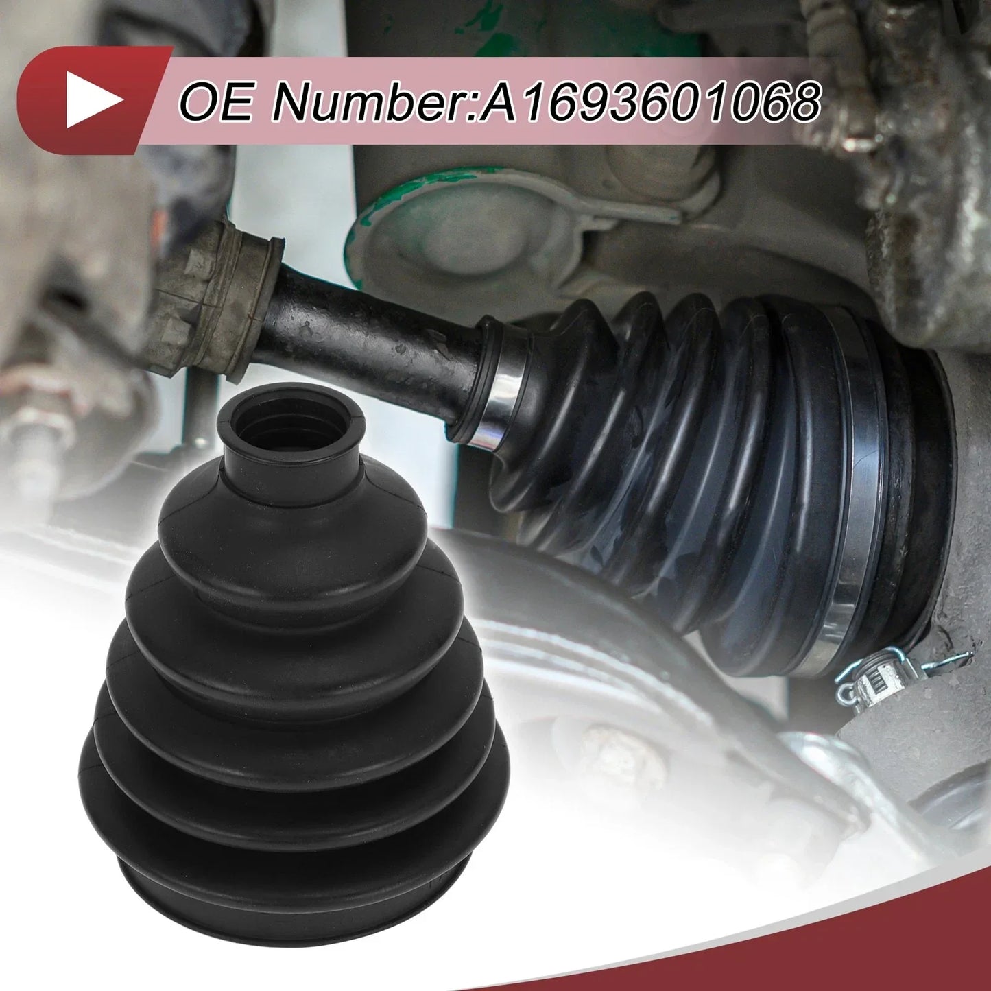 Outer CV Joint Boot Kit w/ Clamps for Mercedes-Benz B-Class (2005-2011)