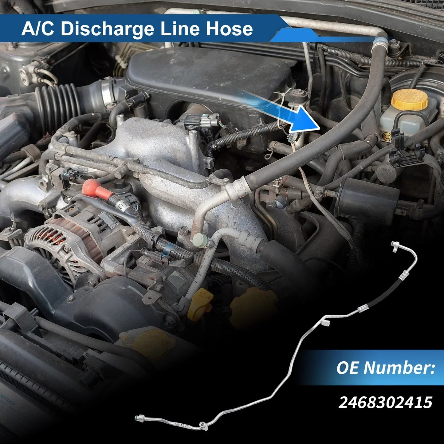 A/C Refrigerant Liquid Hose for Mercedes-Benz A-Class (2013-2018)