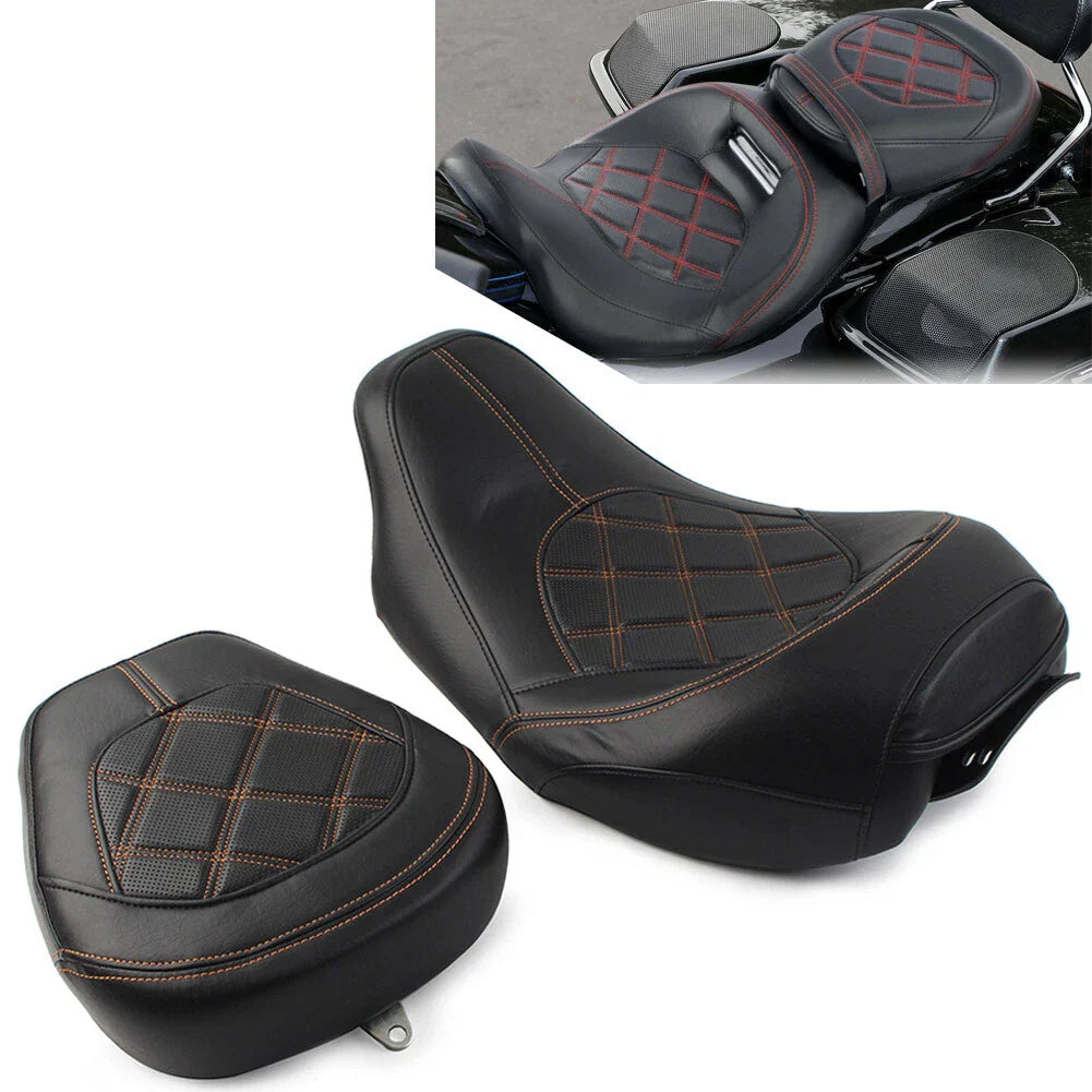 Suture Driver Passenger Seat for Harley Touring Road Glide (2009-2022)