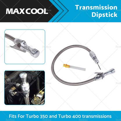 Flexible Stainless Transmission Dipstick for GM Chevy TH400 Turbo (1965-1986)