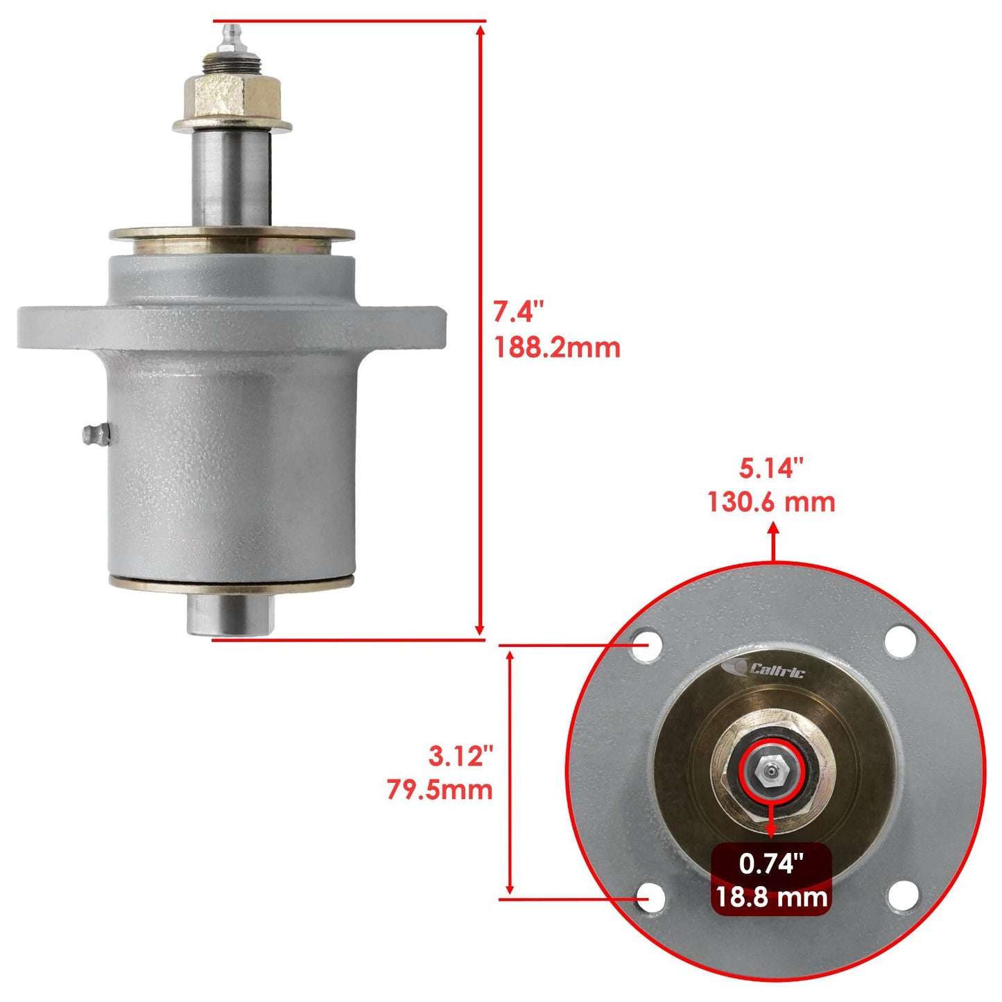 Deck Spindle Assembly Heavy Duty for Ferris 1000Z 3000Z CCW36 (2005–2017)