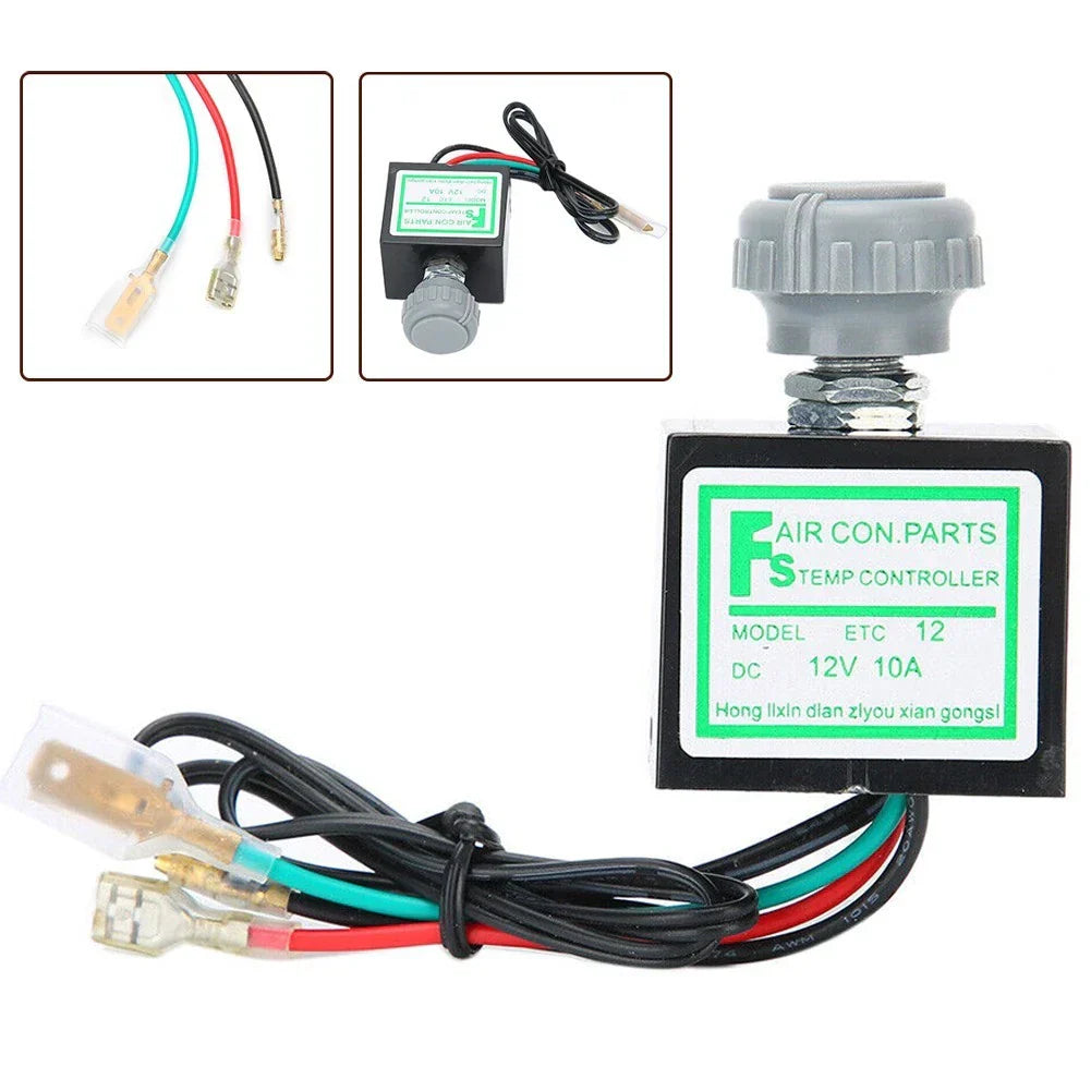 Car AC Electronic Thermostat Switch Temperature Control Aut