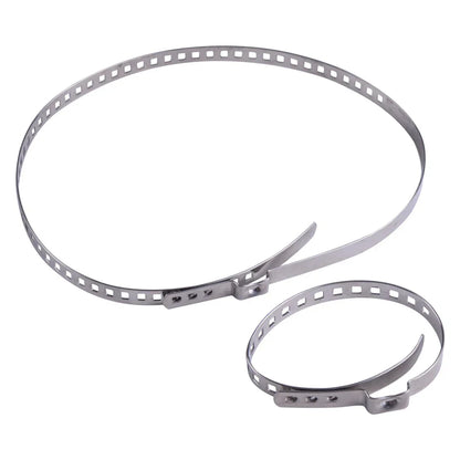 10 x Silver Stainless Steel Axle Boot Clamps for Various Models