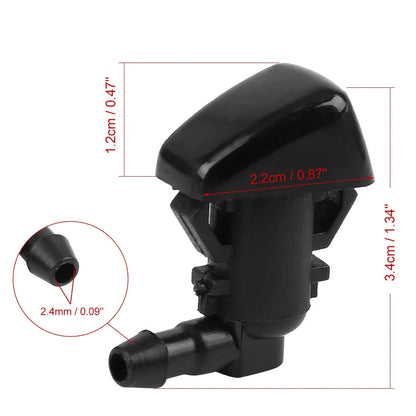 2 x Windshield Wiper Jet Nozzles for Dodge Nitro (2007-2011)