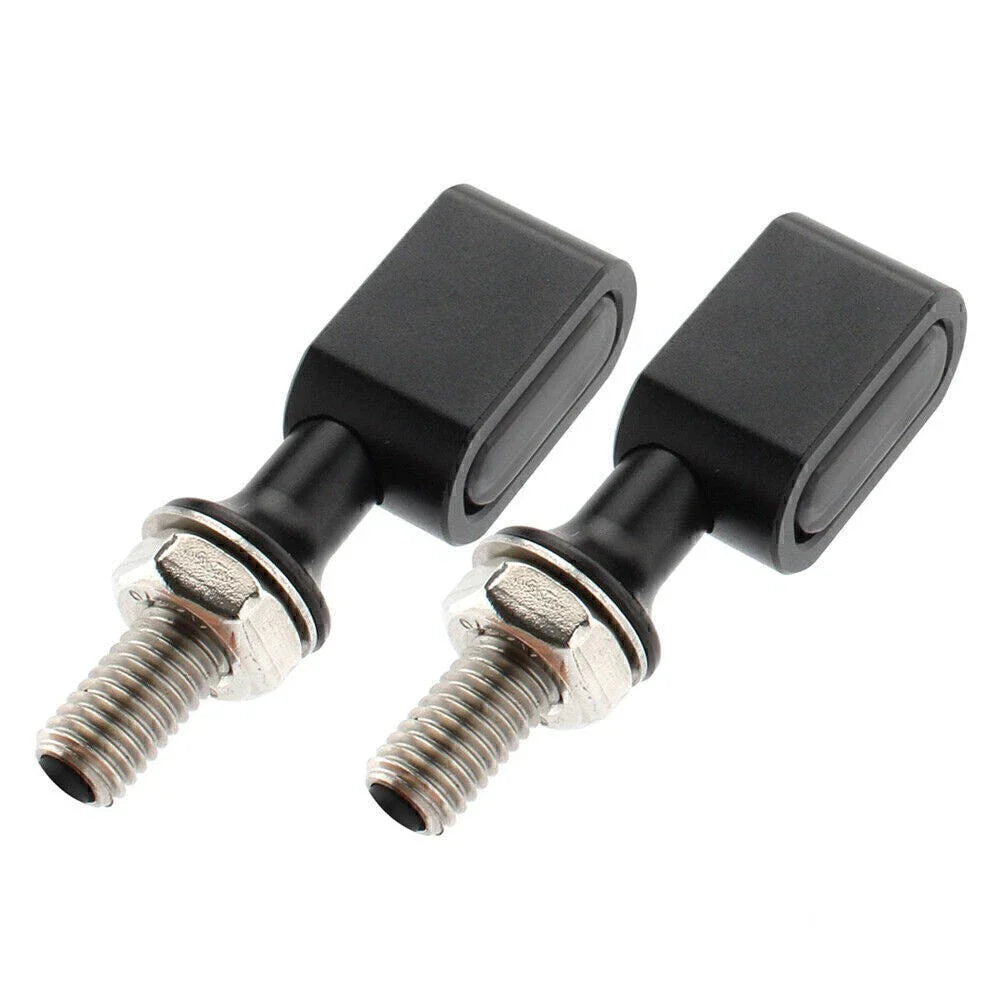 Mini LED Rear Turn Signal Light Smoke Lens for Harley