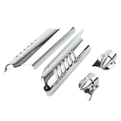 Chrome Fork Lower Leg Deflectors for Harley Touring FLHT (2000-2013)