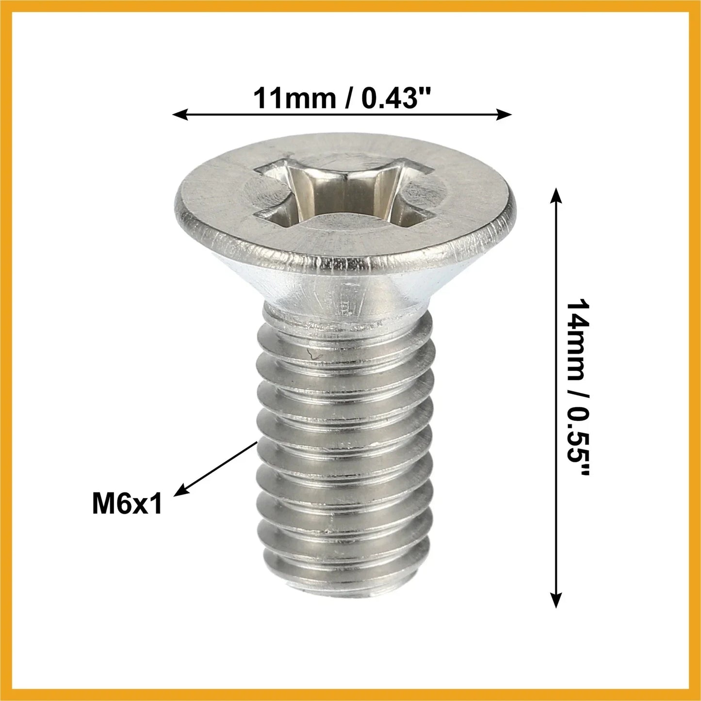 8 x Brake Disc Rotor Screws Kit for Honda (Compatible with Various Models)