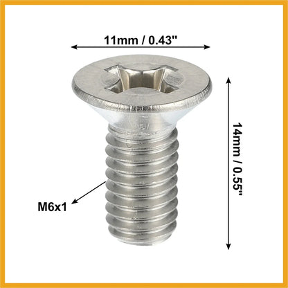 8 x Brake Disc Rotor Screws Kit for Honda (Compatible with Various Models)